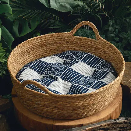 Pure Manual Rattan Woven Cat Nest, Four Seasons, General Dandelion, Cool Bed, Cat Scratch Board, Pet Products