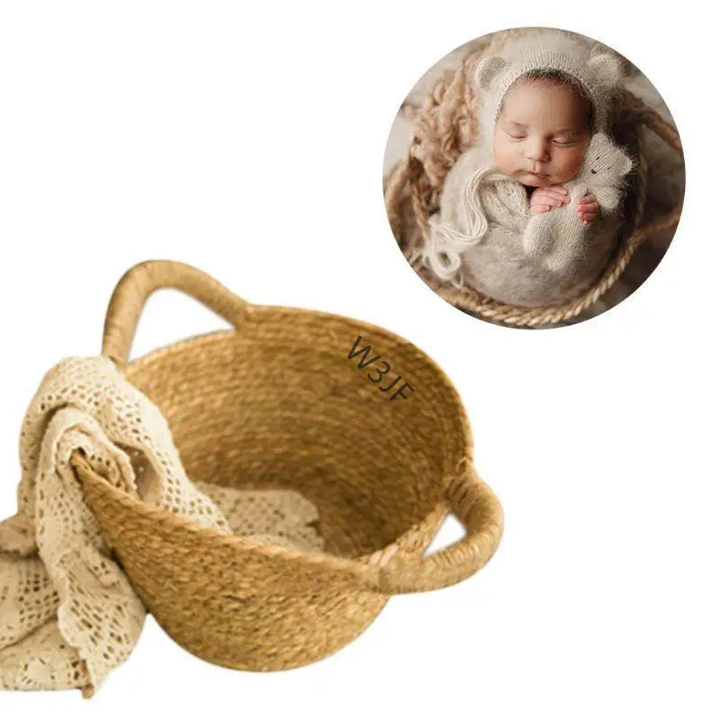 W3JF Exquisite Newborn Photo Baskets Background for Special Scene