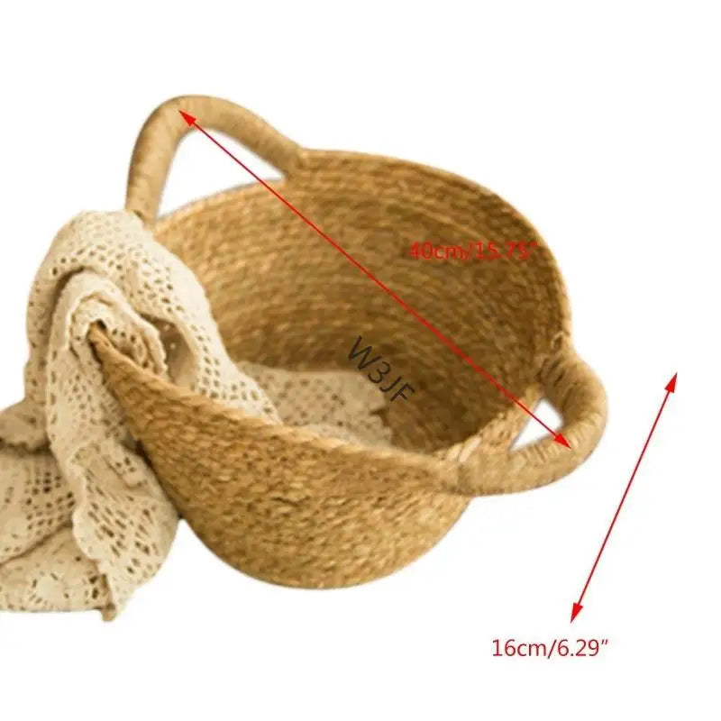 W3JF Exquisite Newborn Photo Baskets Background for Special Scene