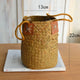Zerolife Seagrass Storage Basket Pure Natural Woven Wicker Laundry Basket Plant Flower Pot For Home Garden Decorations Osier