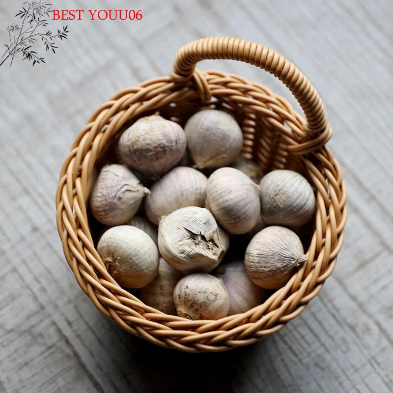 (YOUU06)Wall Hanging Basket Boho Style Hand-Woven Hanging Storage Baskets Kitchen Ginger Garlic Scallion Egg Fruit Storage Box